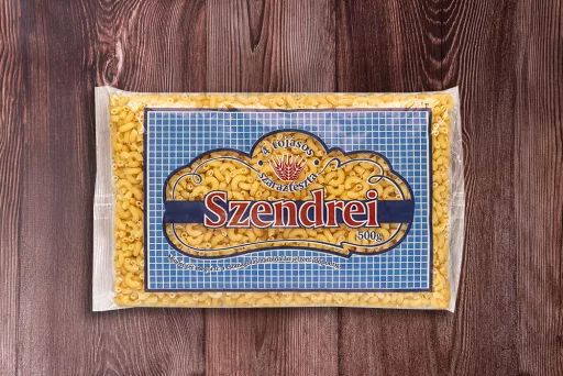 4 Tojásos Szendrei Szarvacska Kicsi Száraztészta 500gr.