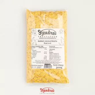 Durum Szendrei Eperlevél Száraztészta 500gr.