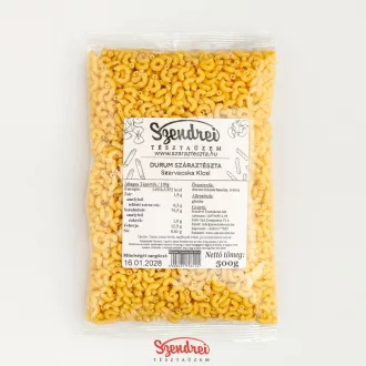 Durum Szendrei Szarvacska kicsi Száraztészta 500gr.