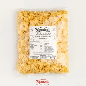 Durum Szendrei Fodros kocka Száraztészta 500gr.