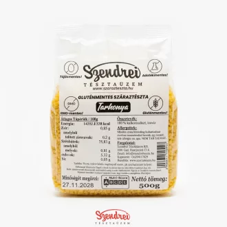 Gluténmentes Tarhonya 500gr. - Szendrei Száraztészta