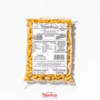   Csökkentett Szénhidráttartalmú Szarvacska 250gr. - Szendrei Száraztészta