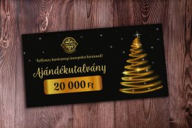 Ajándékutalvány 20000 Ft