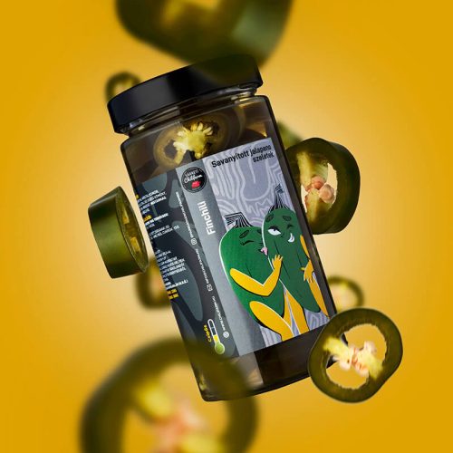 Finchili - Savanyított ropogós Jalapeno chili szeletek 370g