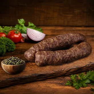   Tóalmási Füstölt Zöldborsos Mangalica Szárazkolbász (Nitritmentes) 250gr/pár
