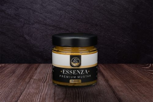 Essenza prémium kézműves classic mustár (csemege) - 220g