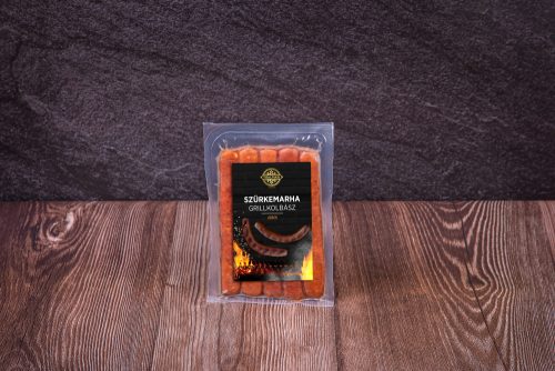 Tóalmási csipos szürkemarha grillkolbász (250g/db)