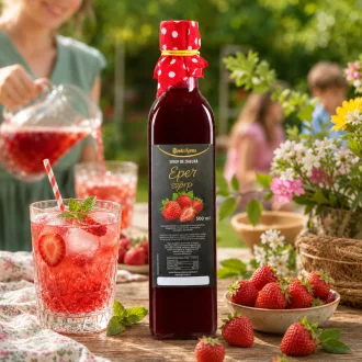Házi Eper szörp 500ml