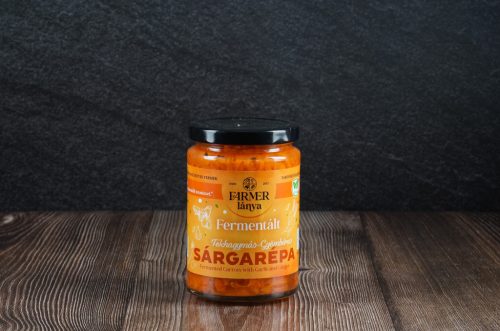 Fermentált Fokhagymás-gyömbéres sárgarépa 370ml