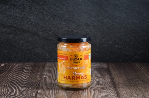 Fermentált Arany Hármas – fermentált káposzta, répa és vöröshagyma 370ml