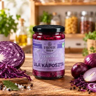 Fermentált Lilahagymás lilakáposzta 370ml