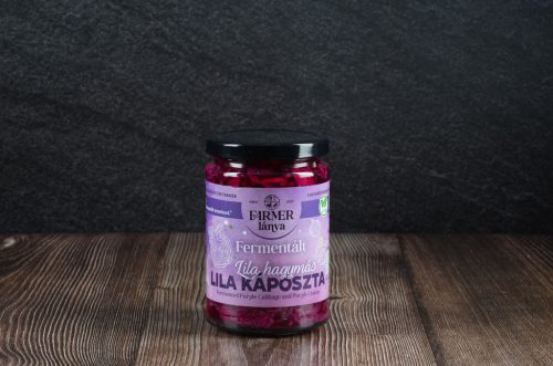 Fermentált Lilahagymás lilakáposzta 370ml