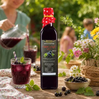 Házi Fekete ribizli szörp 500ml