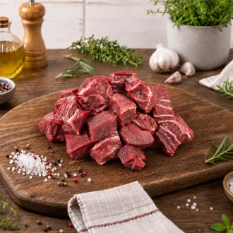Friss marhalábszár kockázva 1000g