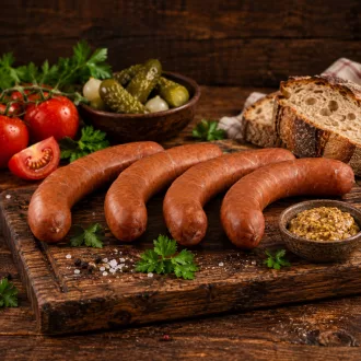   Gyorsfagyasztott Tóalmási Csemege sütőkolbász 1kg/csomag