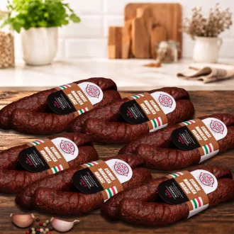   Tóalmási Csemege Füstölt MANGALICA Szárazkolbász Csomag (Nitritmentes) 6 pár