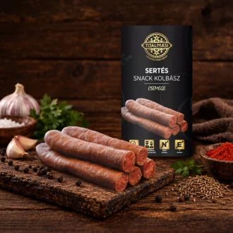 Tóalmási Csemege Sertés Snack Kolbász 150g/csomag
