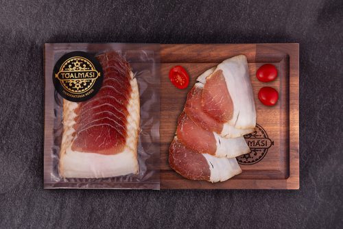 Tóalmási füstölt szeletelt mangalica angolszalonna (100gr.)