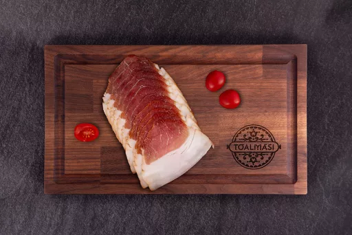 Tóalmási füstölt szeletelt mangalica angolszalonna (100gr.)