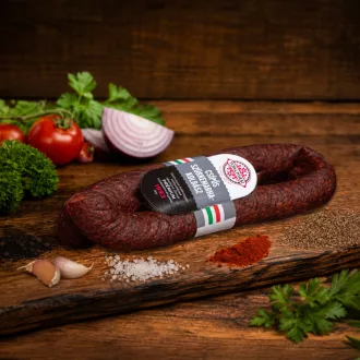   Tóalmási csípős szürkemarhakolbász 250gr/pár (Nitritmentes)