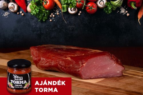 Tóalmási füstölt felsál(1kg) + Ajándék 1 db HEIT Torma chilivel (200g)