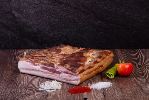 Tóalmási Füstölt MANGALICA Kolozsvári Szalonna 1,5 Kg Egészben