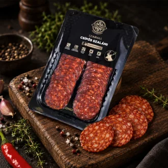 Tóalmási szeletelt CSÍPŐS szarvas szalámi (80g)