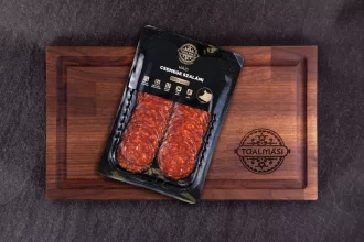Tóalmási szeletelt CSEMEGE házi szalámi (80g)