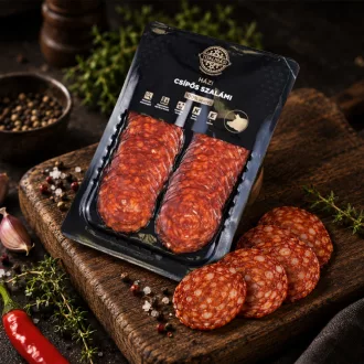 Tóalmási szeletelt CSÍPŐS házi szalámi (80g)