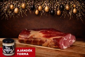   Tóalmási füstölt tarja egészben  (1,5kg) + AJÁNDÉK 1 db HEIT Natúr ecetes torma (200g)